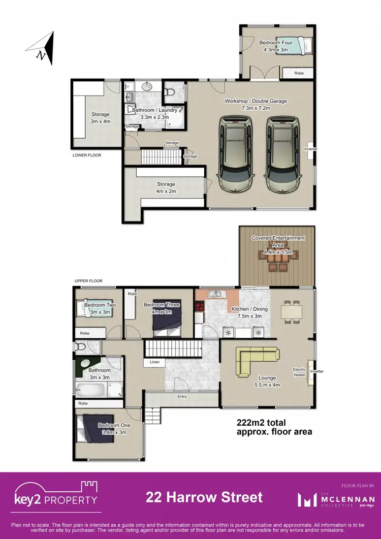 Floorplan of Homely house listing, 22 Harrow Street, Youngtown TAS 7249
