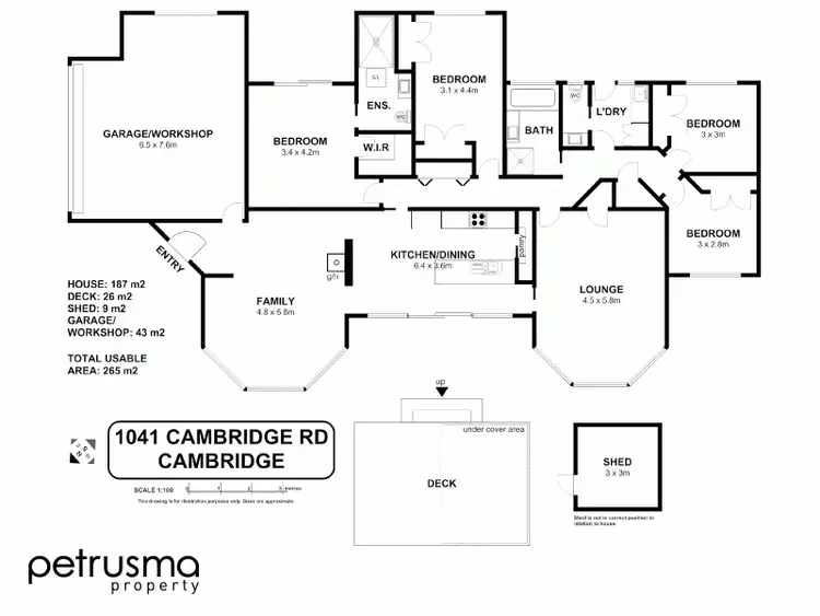 Floorplan of Homely house listing, 1041 Cambridge Road, Cambridge TAS 7170