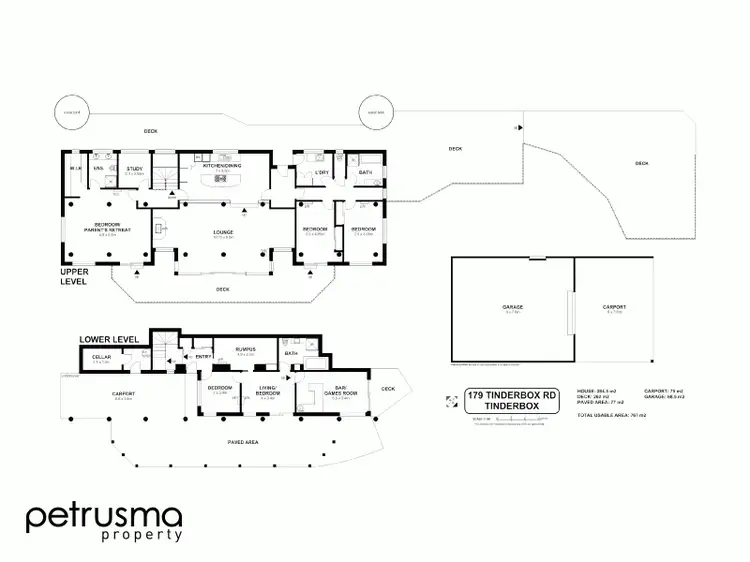 Floorplan of Homely house listing, 179 Tinderbox Road, Tinderbox TAS 7054