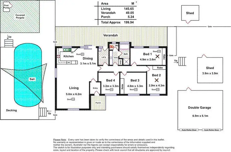 Floorplan of Homely house listing, Address available on request