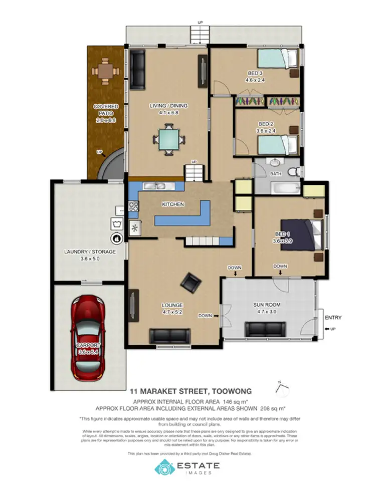 Floorplan of Homely house listing, 11 Maraket Street, Toowong QLD 4066