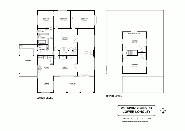 Floorplan of Homely house listing, 25 Hovingtons Road, Lower Longley TAS 7109