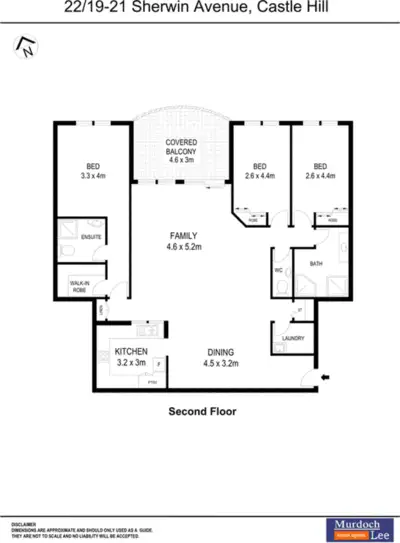 Floorplan of Homely unit listing, 22/19-21 Sherwin Avenue, Castle Hill NSW 2154