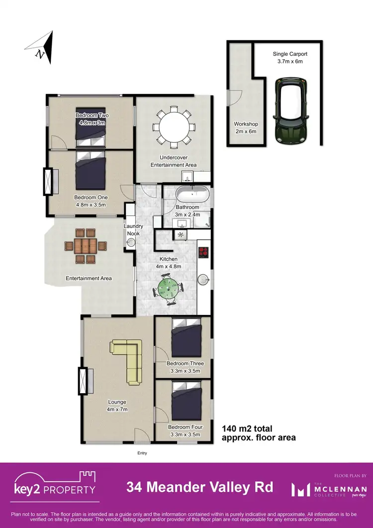 Floorplan of Homely house listing, 34 Meander Valley Road, Carrick TAS 7291
