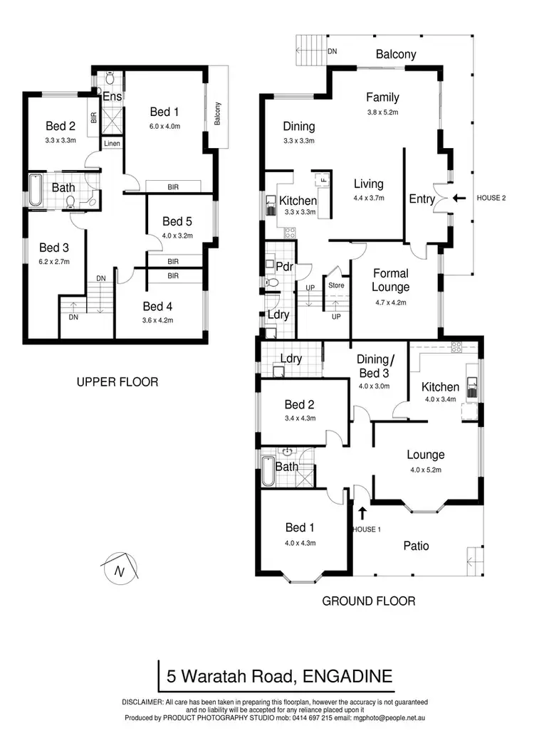 Floorplan of Homely house listing, 5 Waratah Road, Engadine NSW 2233
