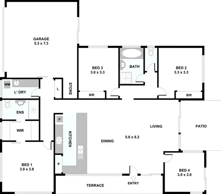 Floorplan of Homely house listing, 358 Casuarina Way, Kingscliff NSW 2487