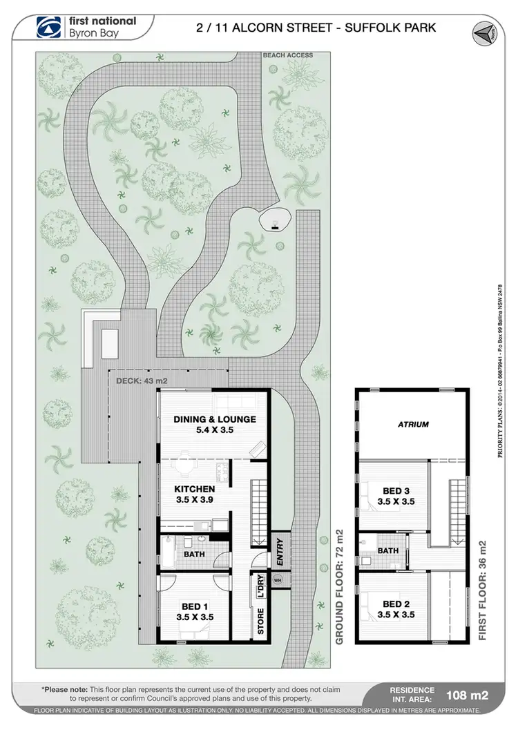 Floorplan of Homely house listing, 2/11 Alcorn Street, Suffolk Park NSW 2481