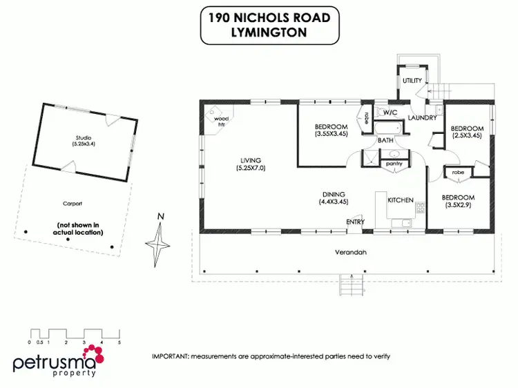Floorplan of Homely house listing, 190 Nichols Road, Lymington TAS 7109