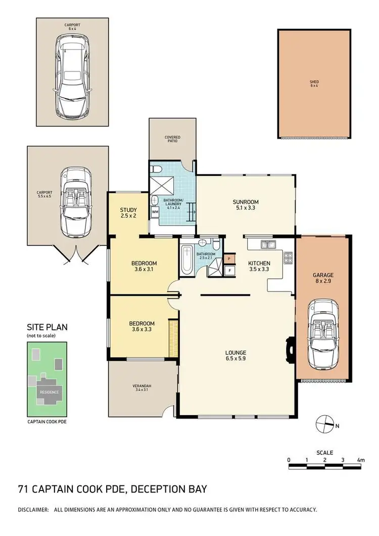 Floorplan of Homely house listing, 71 CAPTAIN COOK PDE, Deception Bay QLD 4508