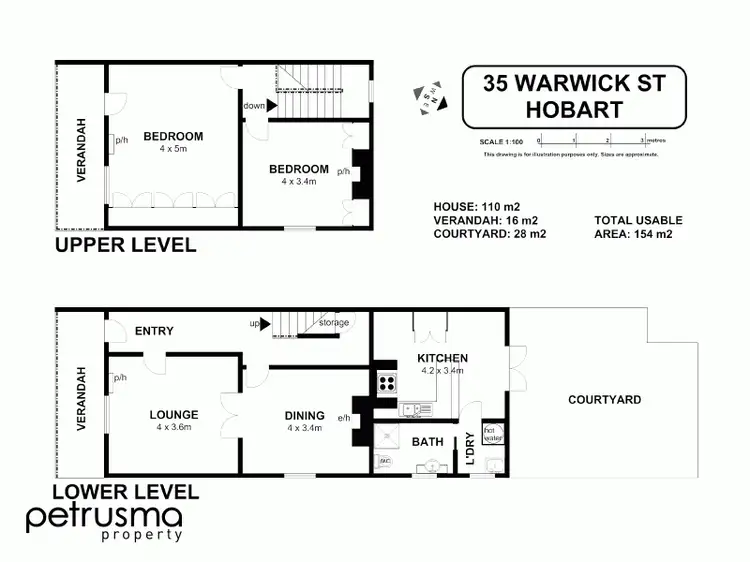 Floorplan of Homely house listing, 35 Warwick Street, Hobart TAS 7000