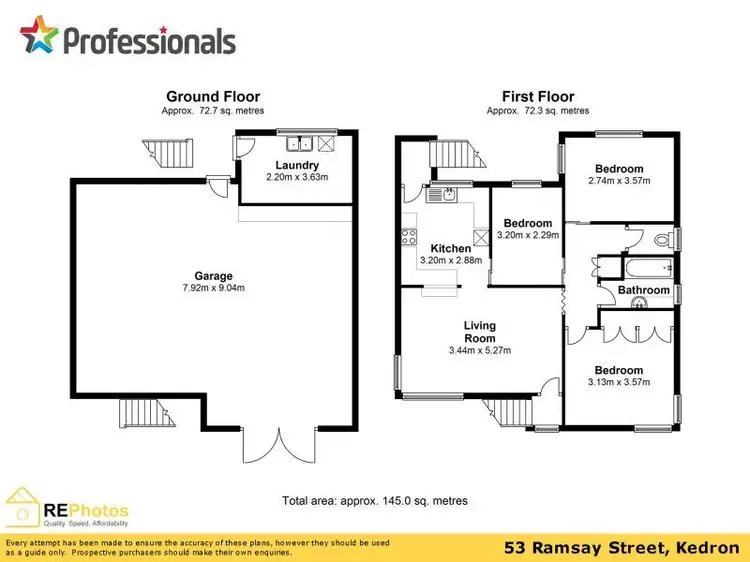 Floorplan of Homely house listing, 53 Ramsay Street, Kedron QLD 4031
