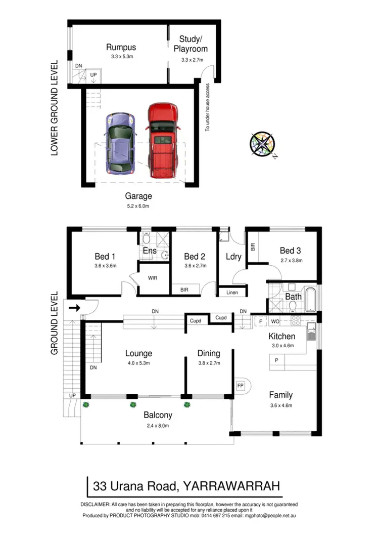 Floorplan of Homely house listing, 33 Urana Road, Yarrawarrah NSW 2233
