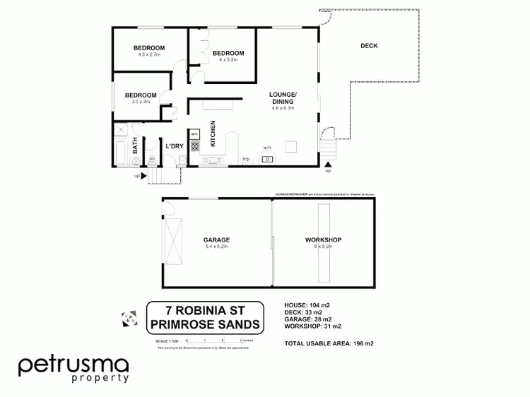Floorplan of Homely house listing, 7 Robinia Street, Primrose Sands TAS 7173