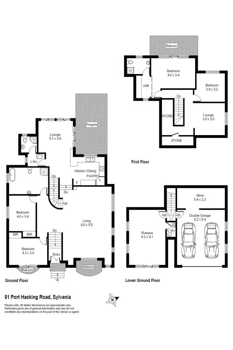 Floorplan of Homely house listing, 51 Port Hacking Road, Sylvania NSW 2224