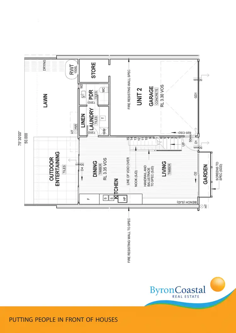 Floorplan of Homely unit listing, 47 Belongil Crescent, Byron Bay NSW 2481
