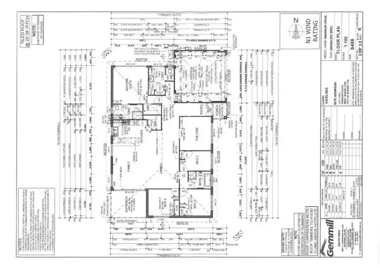 Floorplan of Homely house listing, 1/13 Hudson Place, West Busselton WA 6280