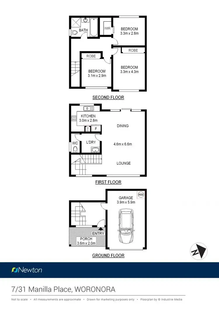 Floorplan of Homely townhouse listing, Address available on request