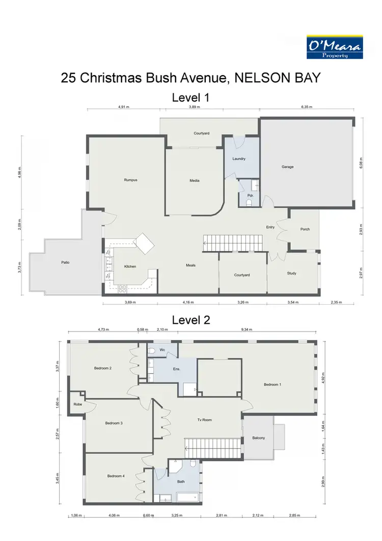 Floorplan of Homely house listing, 25 Christmas Bush Avenue, Nelson Bay NSW 2315