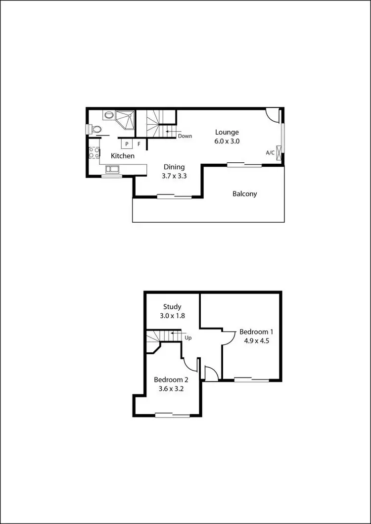 Floorplan of Homely unit listing, 6/1 Esplanade, Semaphore South SA 5019