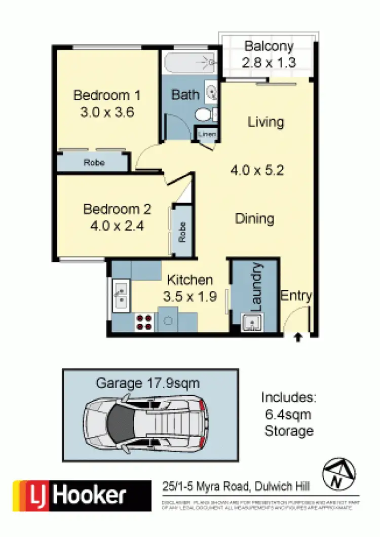 Floorplan of Homely apartment listing, 25/1-5 Myra Road, Dulwich Hill NSW 2203