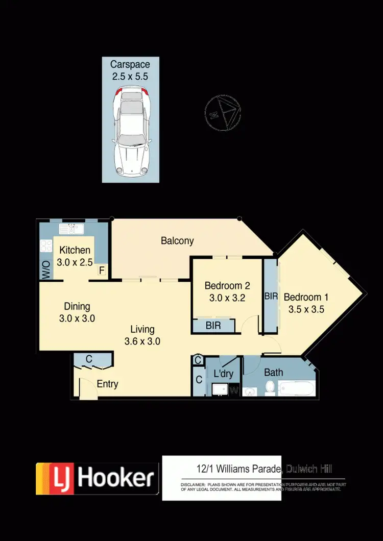 Floorplan of Homely apartment listing, 12/1 Williams Parade, Dulwich Hill NSW 2203