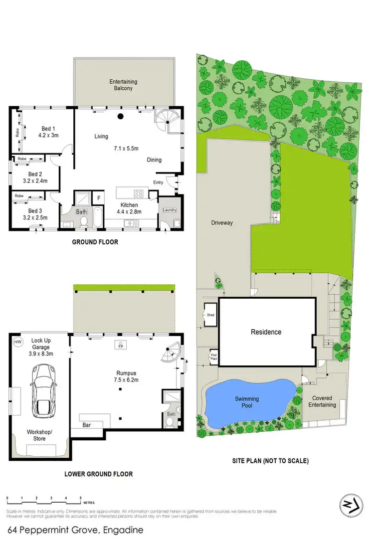 Floorplan of Homely house listing, 64 Peppermint Grove, Engadine NSW 2233