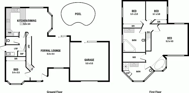Floorplan of Homely villa listing, 68A Grieve Parade, Altona VIC 3018