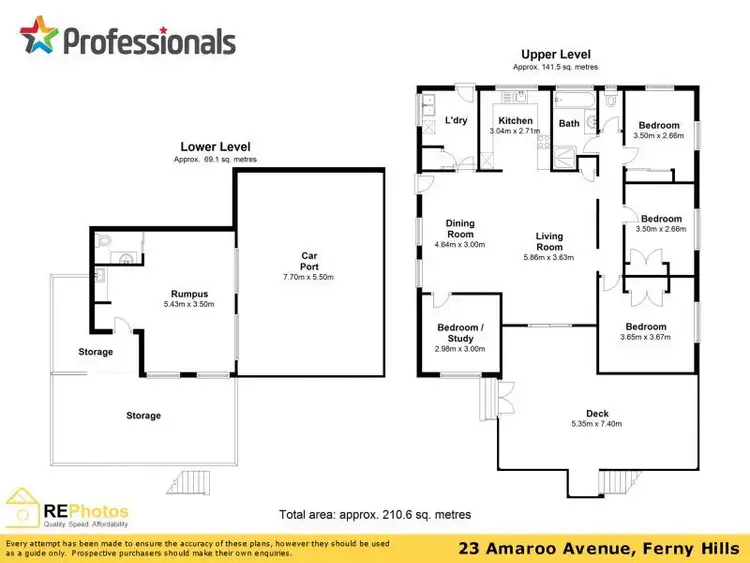 Floorplan of Homely house listing, 23 Amaroo Avenue, Ferny Hills QLD 4055