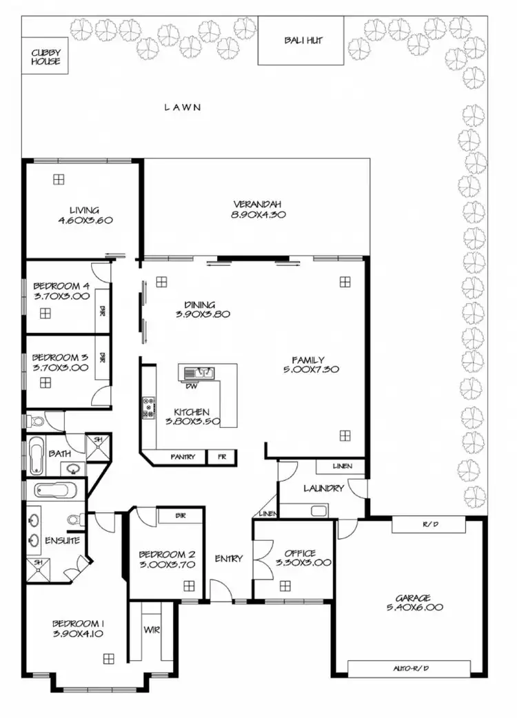Floorplan of Homely house listing, 39 Bideford Avenue, Clarence Gardens SA 5039