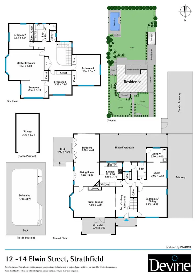 Floorplan of Homely house listing, 12-14 Elwin Street, Strathfield NSW 2135