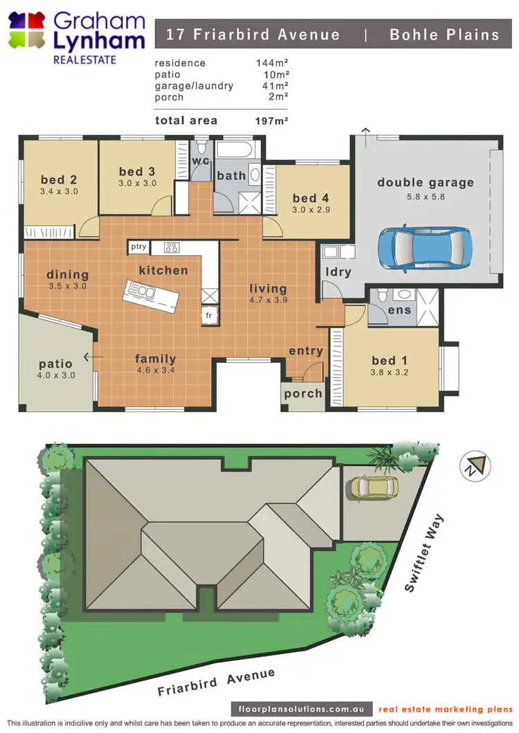 Floorplan of Homely house listing, 17 Friarbird Avenue, Bohle Plains QLD 4817