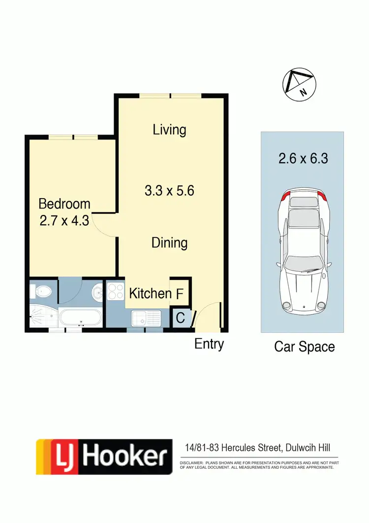Floorplan of Homely apartment listing, 14/81-83 Hercules Street, Dulwich Hill NSW 2203
