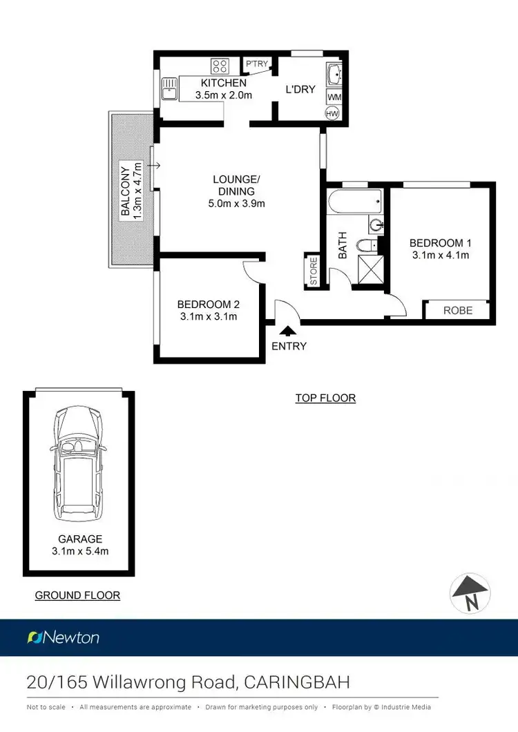Floorplan of Homely apartment listing, 20/165 Willarong Rd, Caringbah NSW 2229