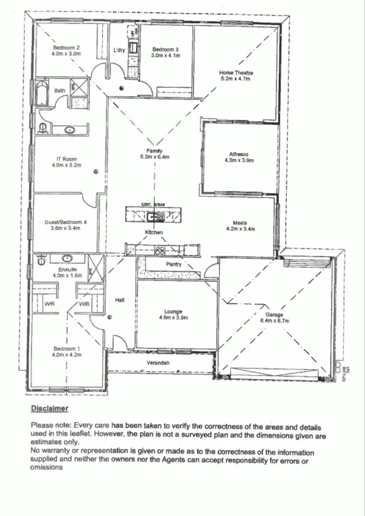 Floorplan of Homely house listing, Address available on request