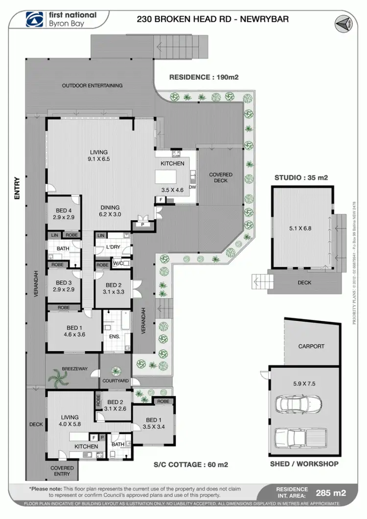 Floorplan of Homely house listing, 230 Broken Head Road, Newrybar NSW 2479