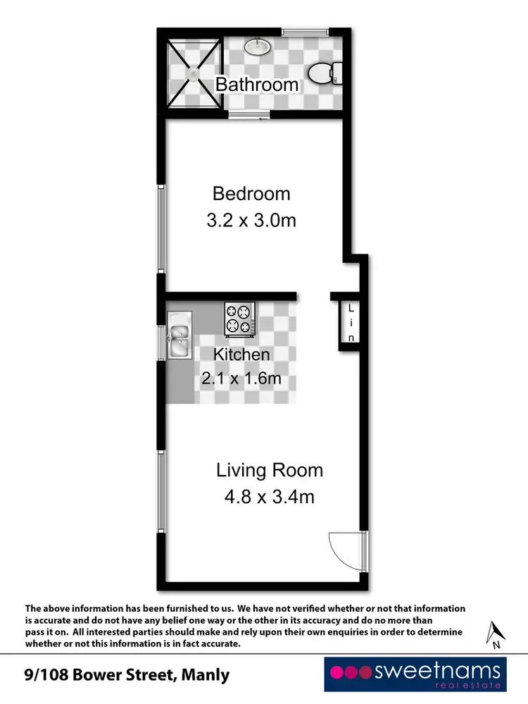 Floorplan of Homely unit listing, 9/108 Bower Street, Manly NSW 2095