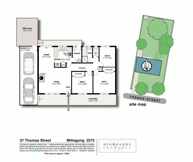 Floorplan of Homely house listing, 37 Thomas Street, Mittagong NSW 2575