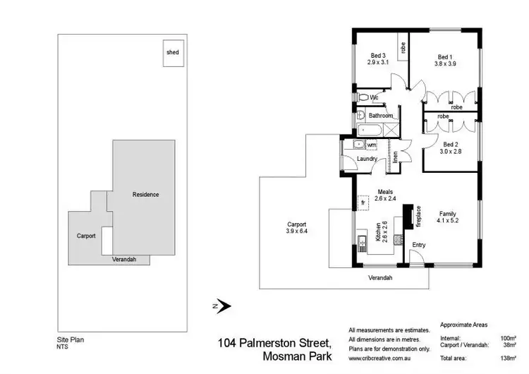 Floorplan of Homely house listing, 104 Palmerston Street, Mosman Park WA 6012