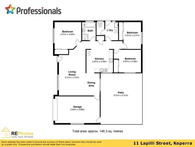 Floorplan of Homely house listing, 11 Lapilli Street, Keperra QLD 4054