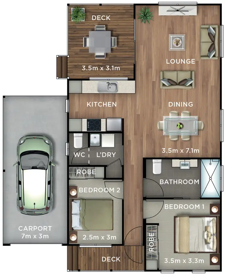 Floorplan of Homely house listing, 14/2 Koplick Road, Chambers Flat QLD 4133