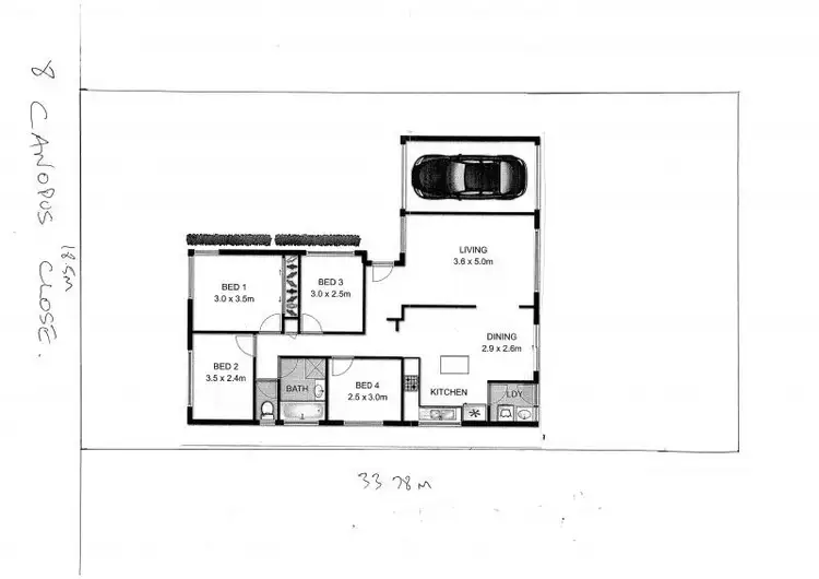 Floorplan of Homely house listing, 8 Canopus Close, Erskine Park NSW 2759
