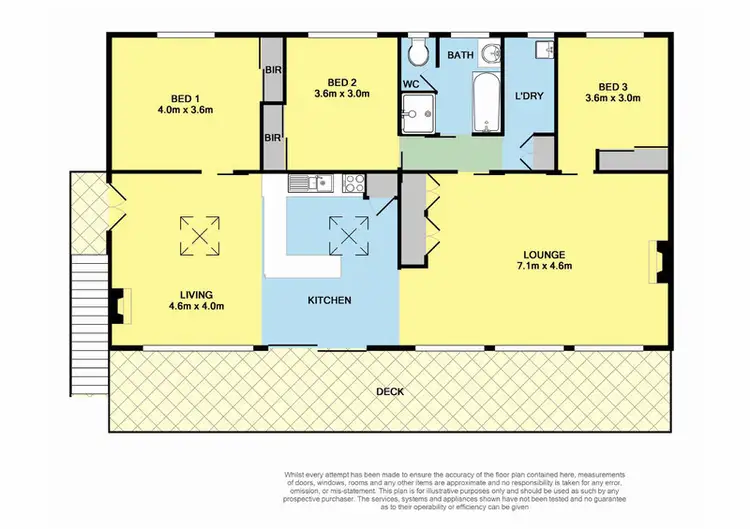 Floorplan of Homely house listing, 10 The Boulevarde, Wye River VIC 3221