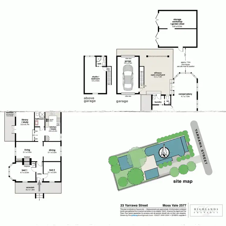Floorplan of Homely house listing, 23 Yarrawa Street, Moss Vale NSW 2577