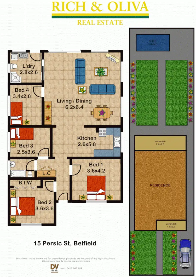 Floorplan of Homely house listing, 15 Persic Street, Belfield NSW 2191
