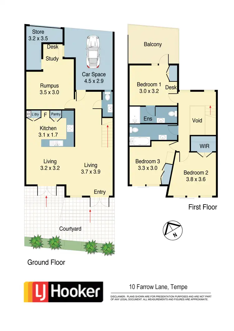 Floorplan of Homely house listing, 10 Farrow Lane, Tempe NSW 2044