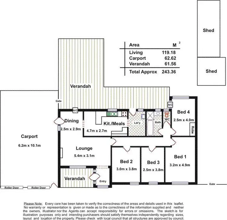 Floorplan of Homely house listing, Address available on request