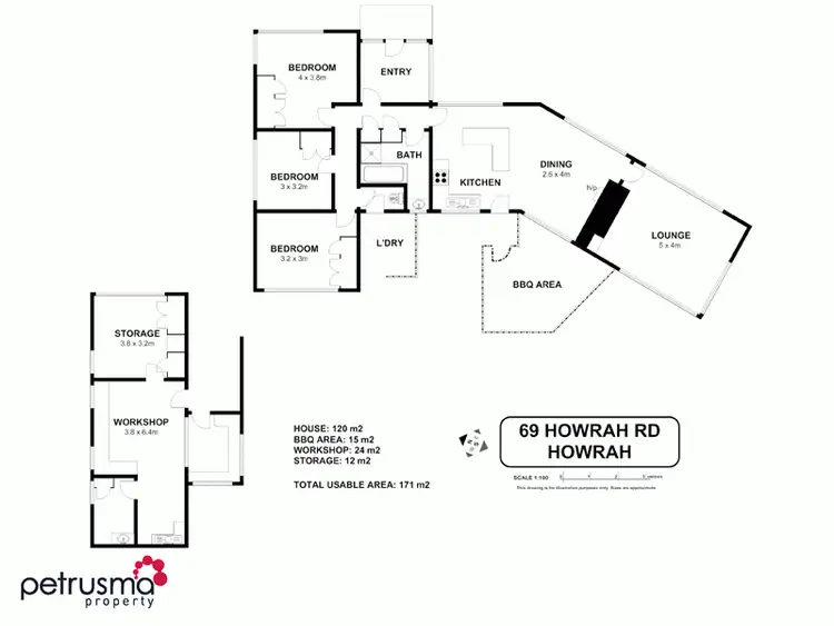 Floorplan of Homely house listing, 69 Howrah Road, Howrah TAS 7018