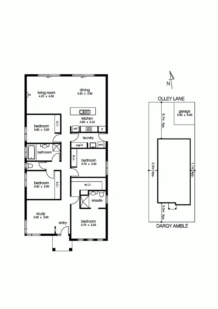 Floorplan of Homely house listing, 51 Dargy Amble, Point Cook VIC 3030