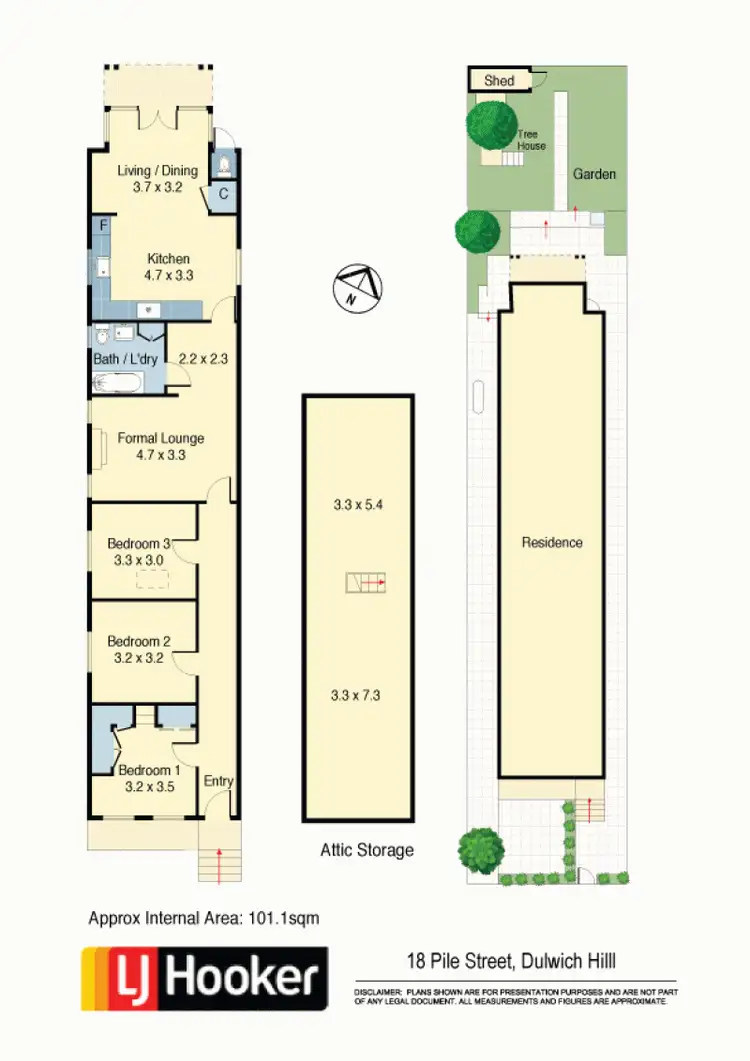 Floorplan of Homely semi-detached listing, 18 Pile Street, Dulwich Hill NSW 2203