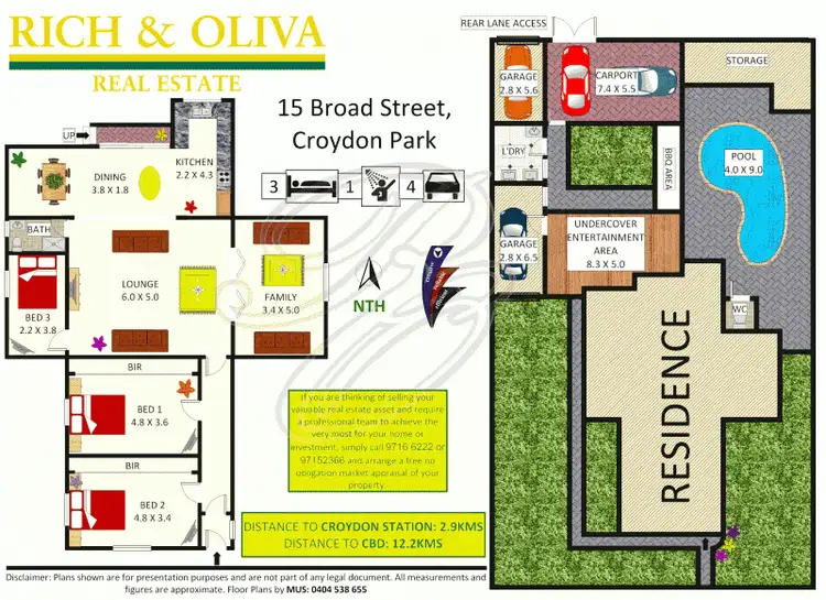 Floorplan of Homely house listing, 15 Broad Street, Croydon Park NSW 2133